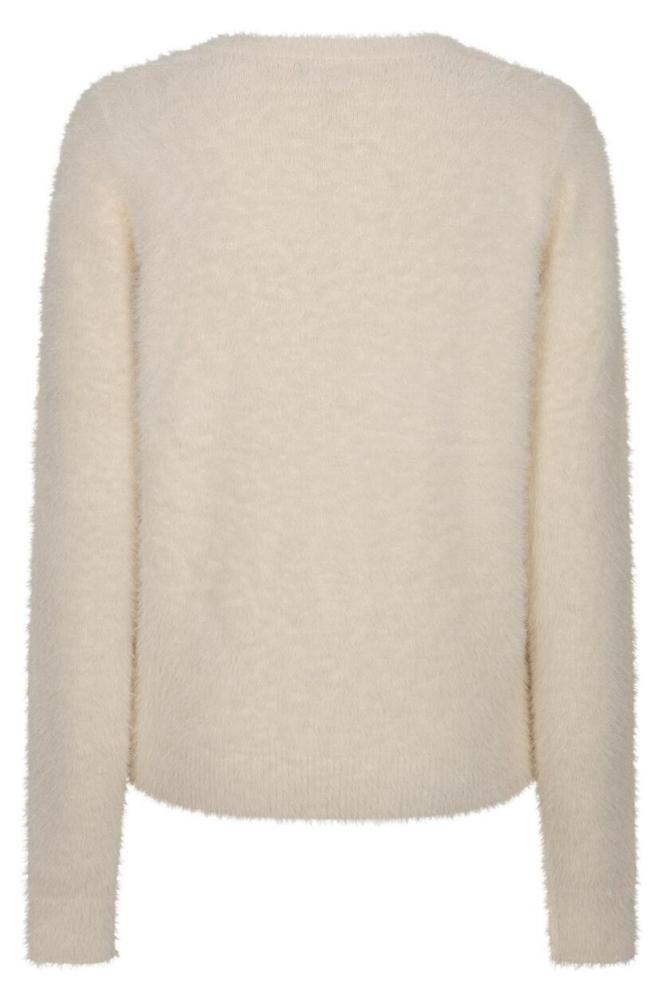 Red Button beige dames trui | Achteraanzicht