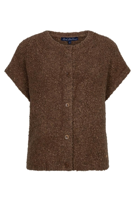 Red Button bruine dames gilet | Vooraanzicht
