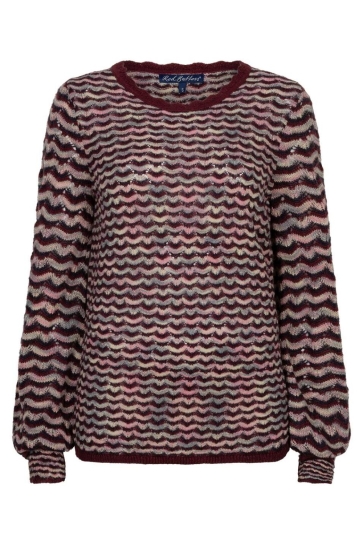 Red Button Trui FANNY BOHO SRB5035 Darkberry