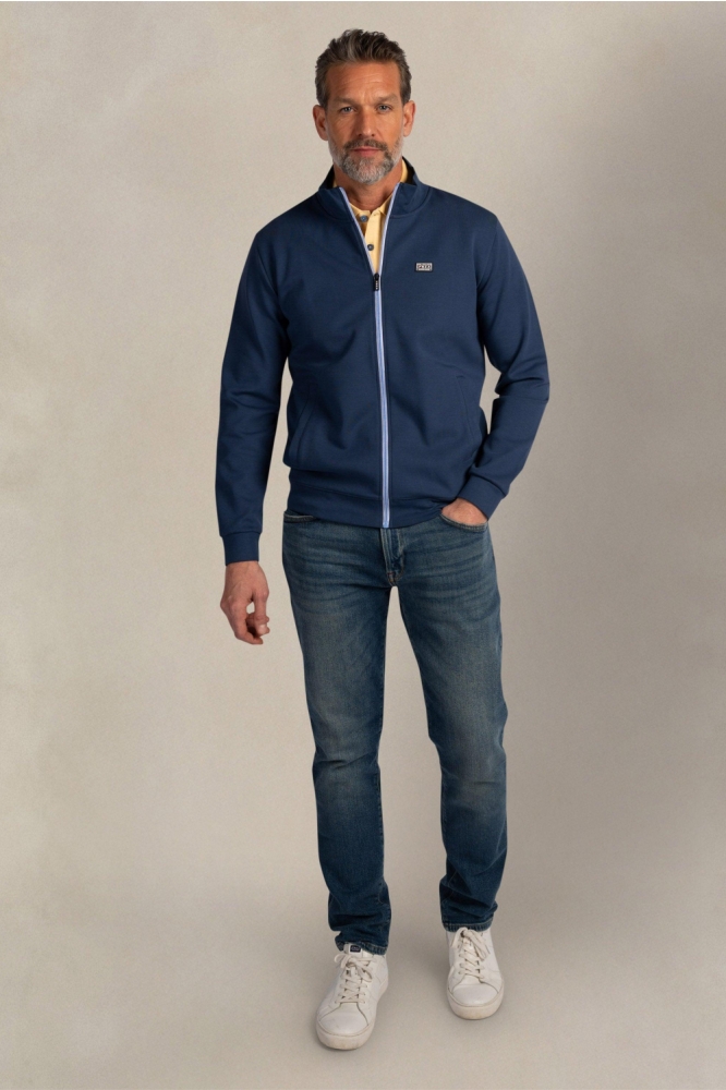 NZA blauwe heren vest | Model