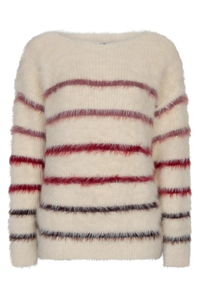 Red Button beige dames trui | Vooraanzicht