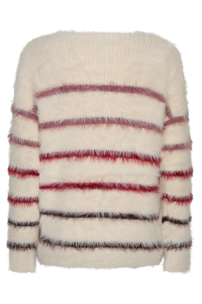 Red Button beige dames trui | Achteraanzicht