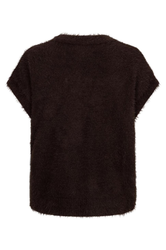 Red Button bruine dames gilet | Achteraanzicht