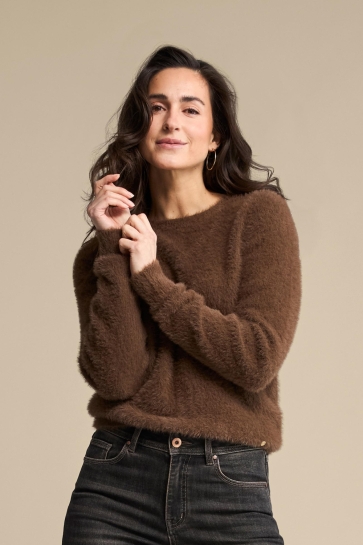 Red Button Trui SWEET FUZZY SRB5117 praline