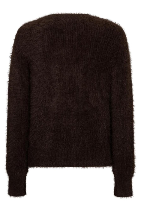 Red Button bruine dames vest | Achteraanzicht