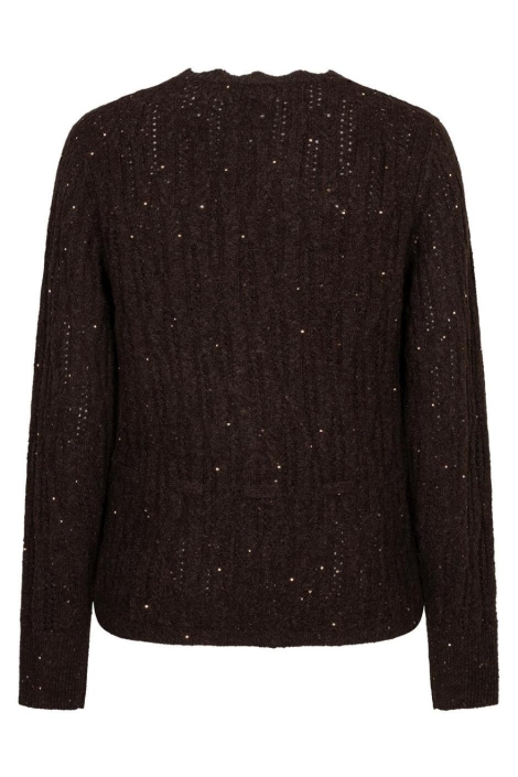 Red Button bruine dames vest | Achteraanzicht