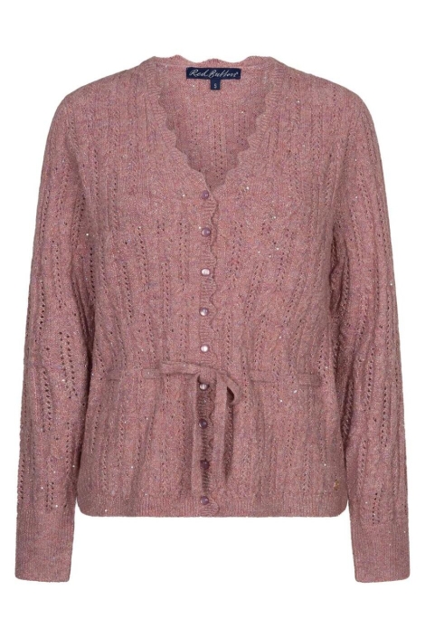 Red Button roze dames vest | Vooraanzicht