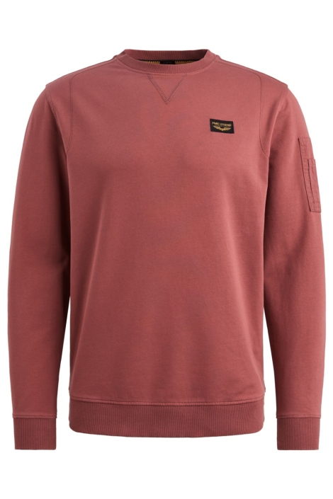 PME legend bordeaux heren sweater | Vooraanzicht