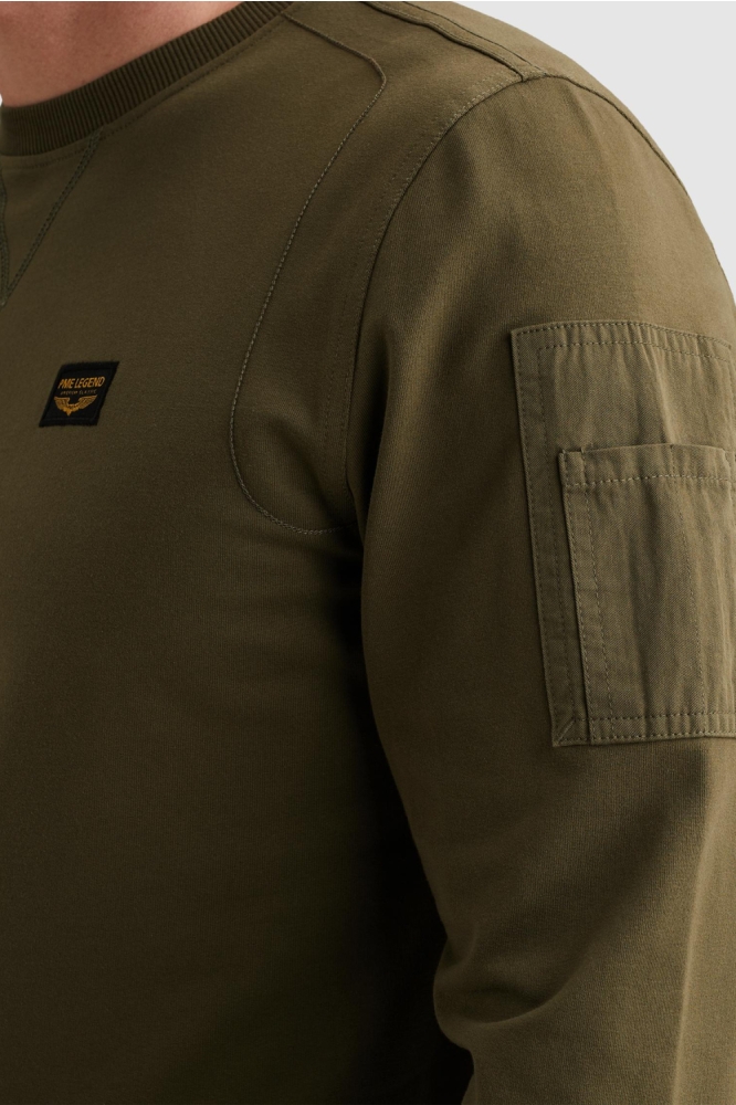 PME legend groene heren sweater | Unique Selling Point