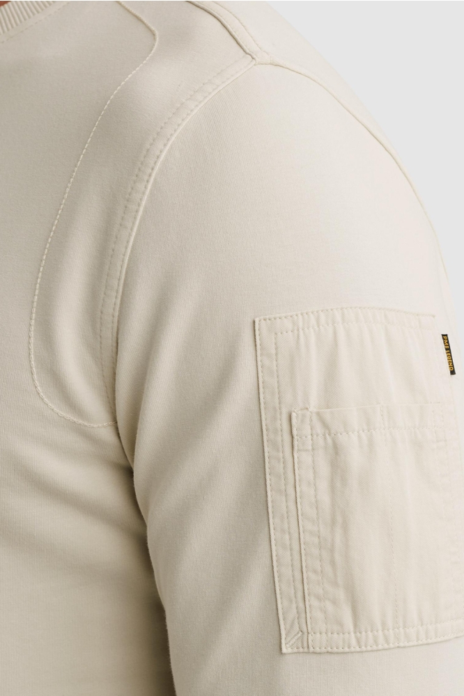 PME legend beige heren sweater | Unique Selling Point