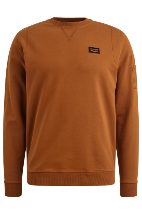 PME legend koperen heren sweater | Vooraanzicht