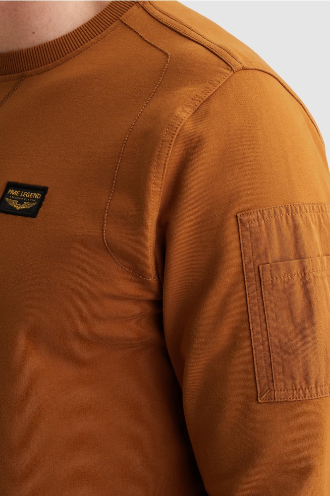 PME legend koperen heren sweater | Unique Selling Point