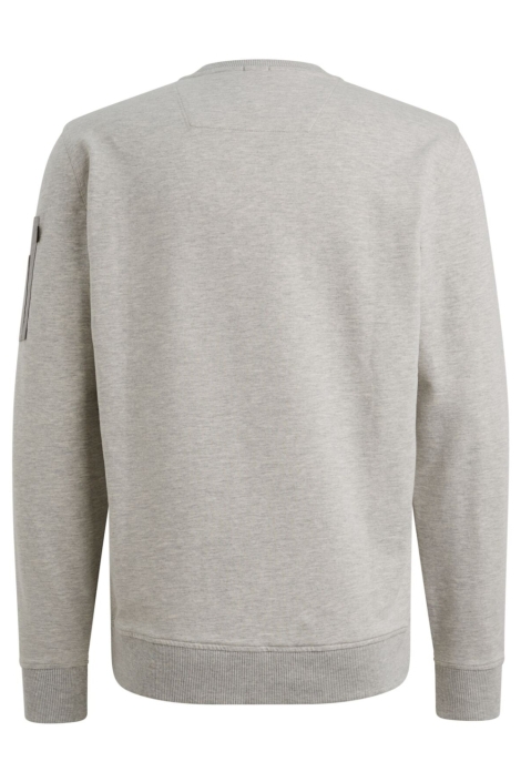 PME legend grijze heren sweater | Achteraanzicht