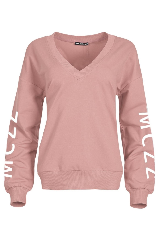 Maicazz roze dames sweater | Vooraanzicht