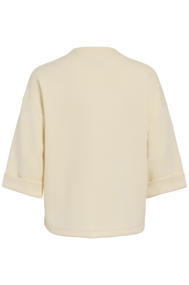 Vila beige dames sweater | Achteraanzicht