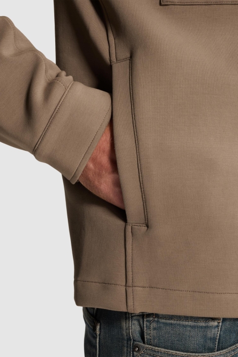 Cast Iron taupe heren vest | Close up