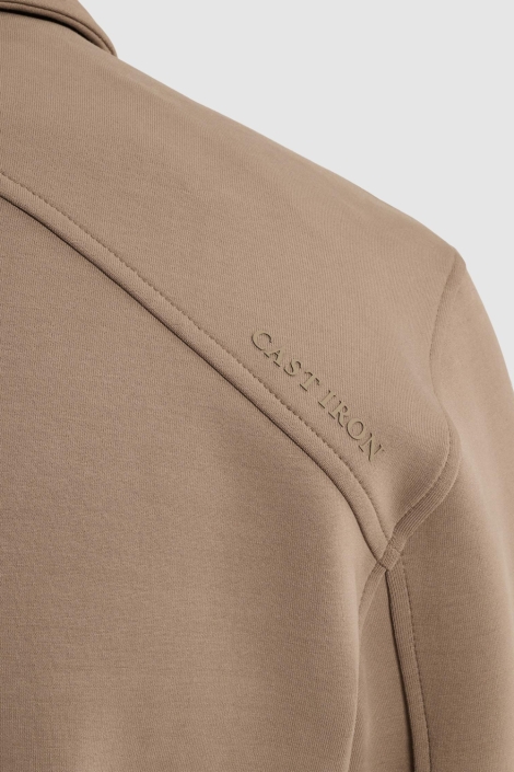 Cast Iron taupe heren vest | Close up