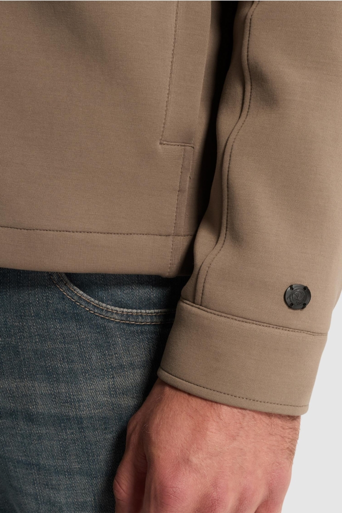 Cast Iron taupe heren vest | Close up