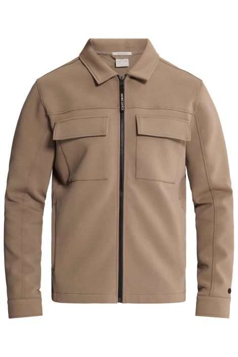 Cast Iron taupe heren vest | Vooraanzicht