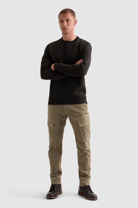 PME legend blauwe heren trui | Model