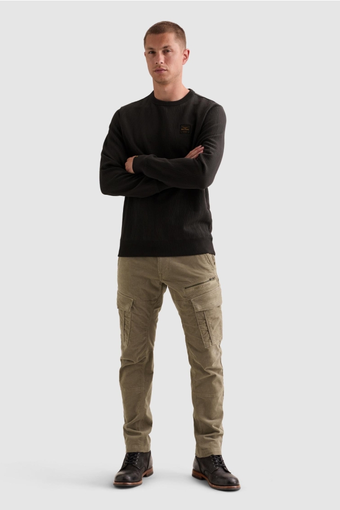 PME legend blauwe heren trui | Model