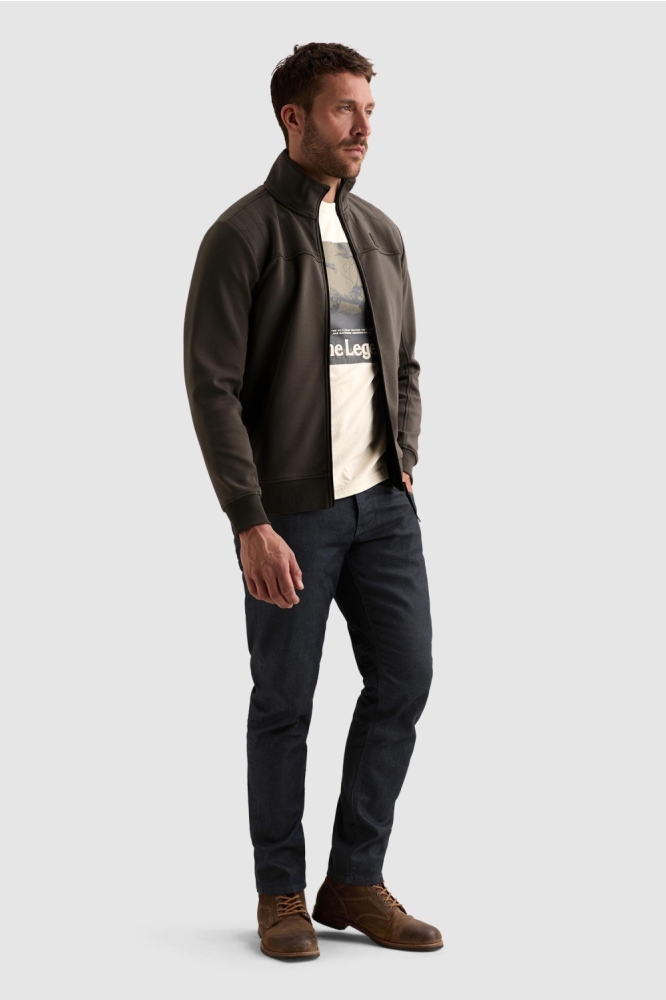 PME legend groene heren vest | Model vooraanzicht