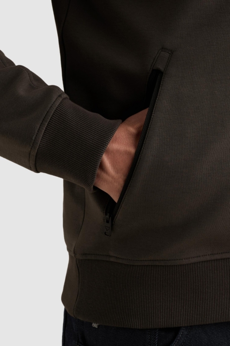 PME legend groene heren vest | Close up