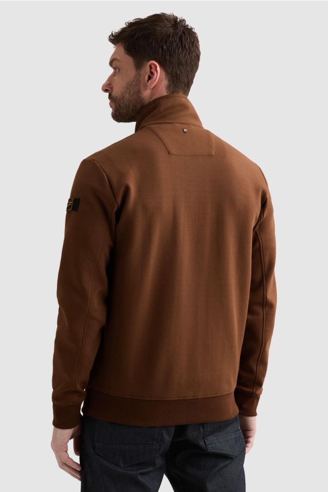 PME legend bruine heren vest | Model achteraanzicht
