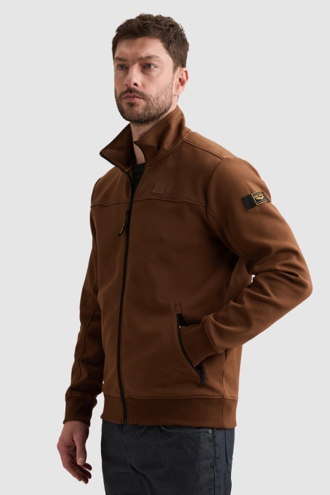 PME legend bruine heren vest | Model vooraanzicht