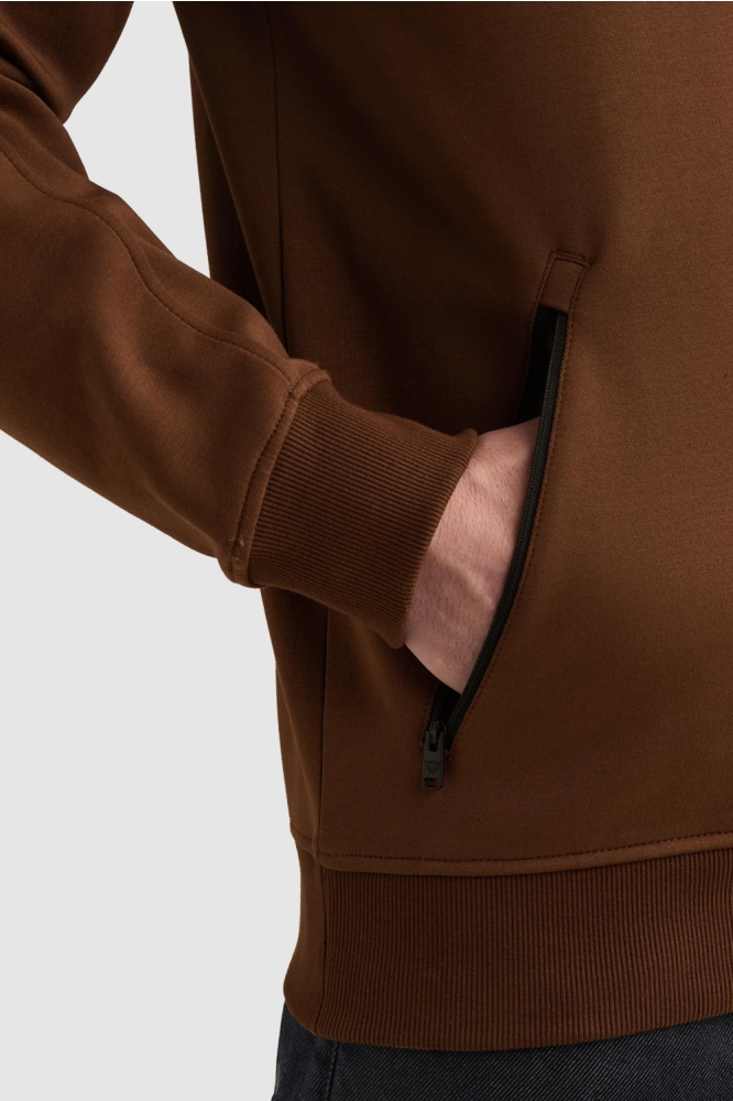 PME legend bruine heren vest | Close up