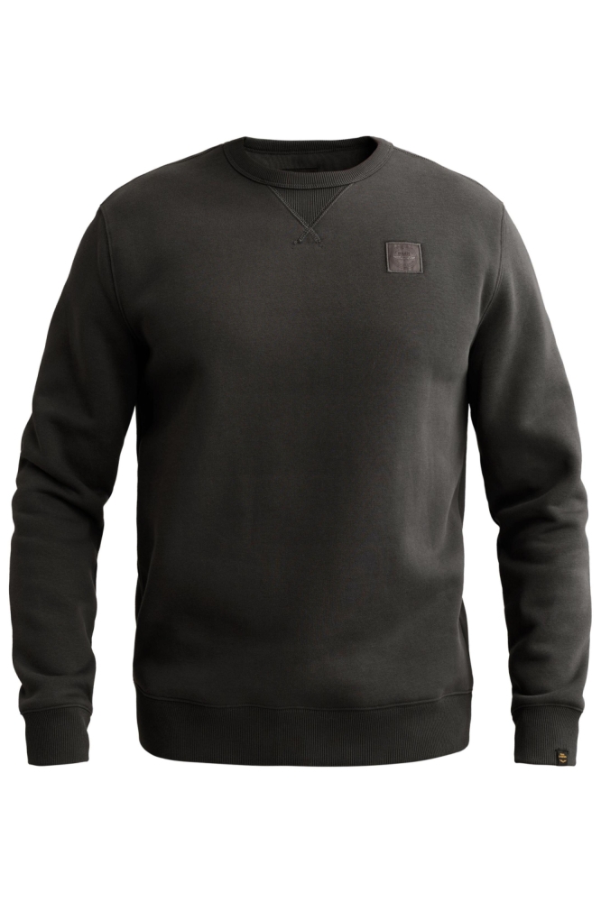 PME legend grijze heren sweater | Vooraanzicht