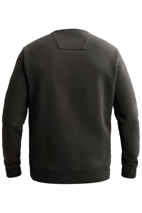 PME legend grijze heren sweater | Achteraanzicht