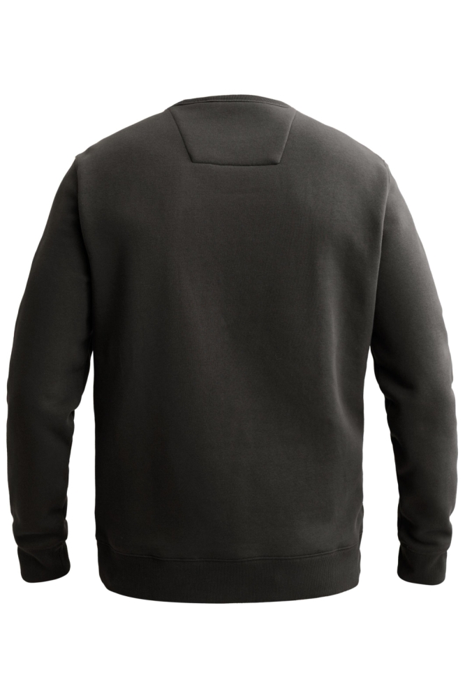 PME legend grijze heren sweater | Achteraanzicht