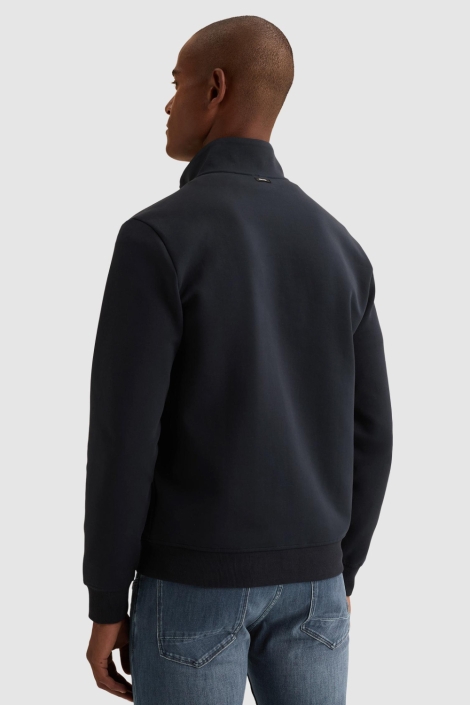 Vanguard blauwe heren vest | Model achteraanzicht