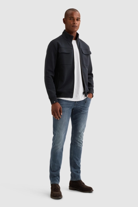 Vanguard blauwe heren vest | Model