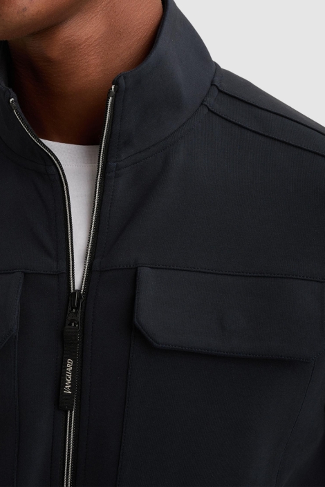 Vanguard blauwe heren vest | Close up