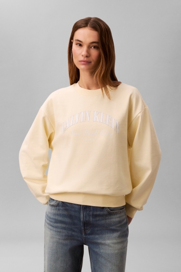 Calvin Klein Trui LOGO GRAPHIC CREWNEC LV047F818G ZRK PEAR SORBET