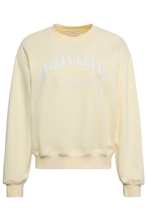 Calvin Klein gele dames sweater | Vooraanzicht