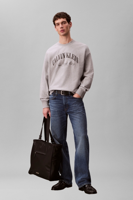 Calvin Klein grijze heren sweater | Model