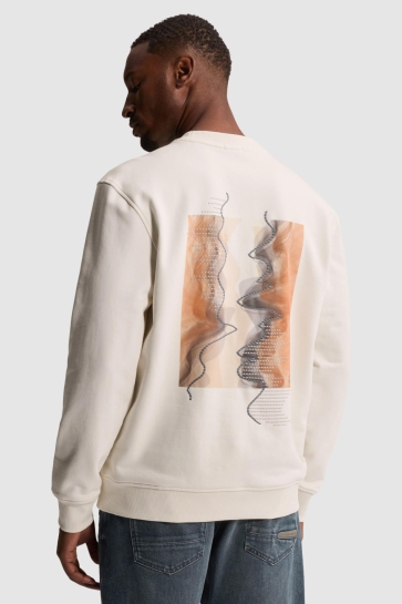 Cast Iron Trui SWEATSHIRT MET ARTWORK EN RONDE HALS CSW2608445 7555