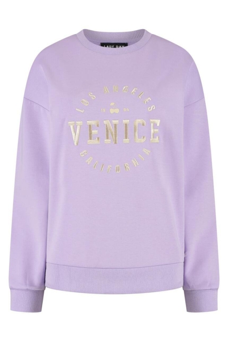 Lady Day paarse dames sweater | Vooraanzicht