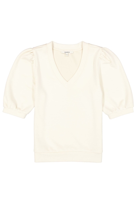 Garcia beige dames sweater | Vooraanzicht