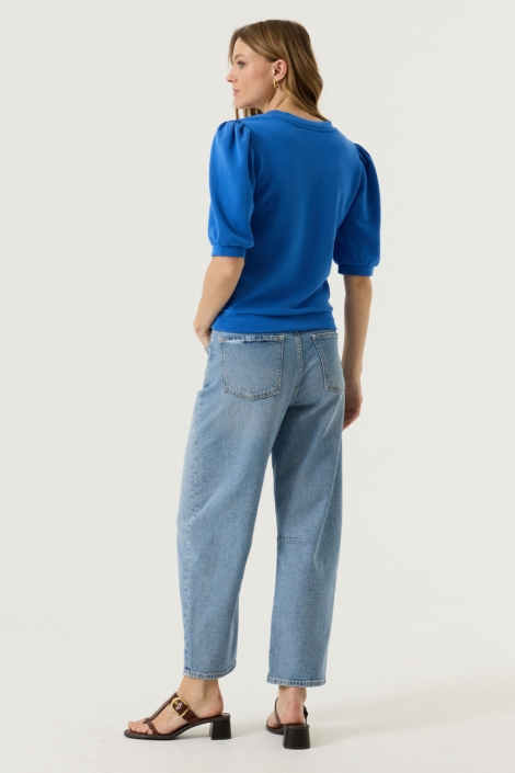 Garcia blauwe dames sweater | Model