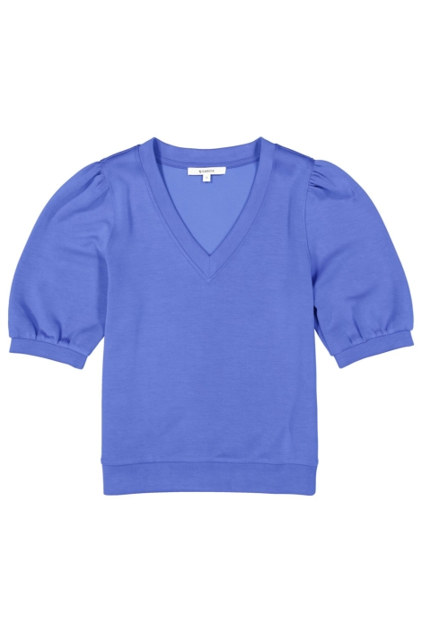 Garcia blauwe dames sweater | Vooraanzicht