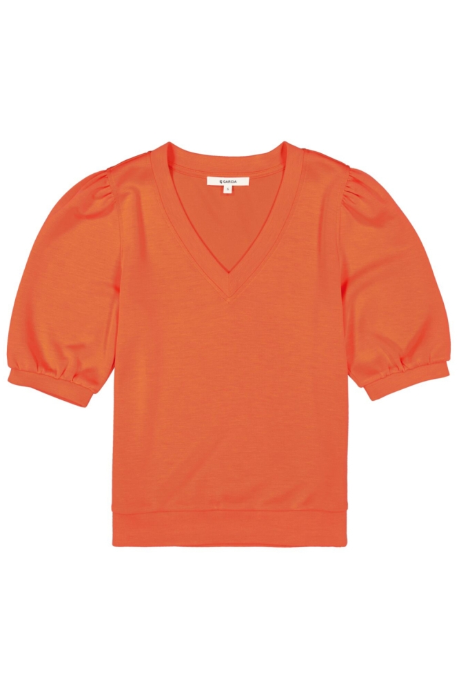 Garcia rode dames sweater | Vooraanzicht