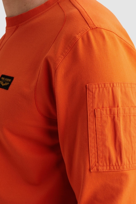 PME legend oranje heren sweater | Unique Selling Point