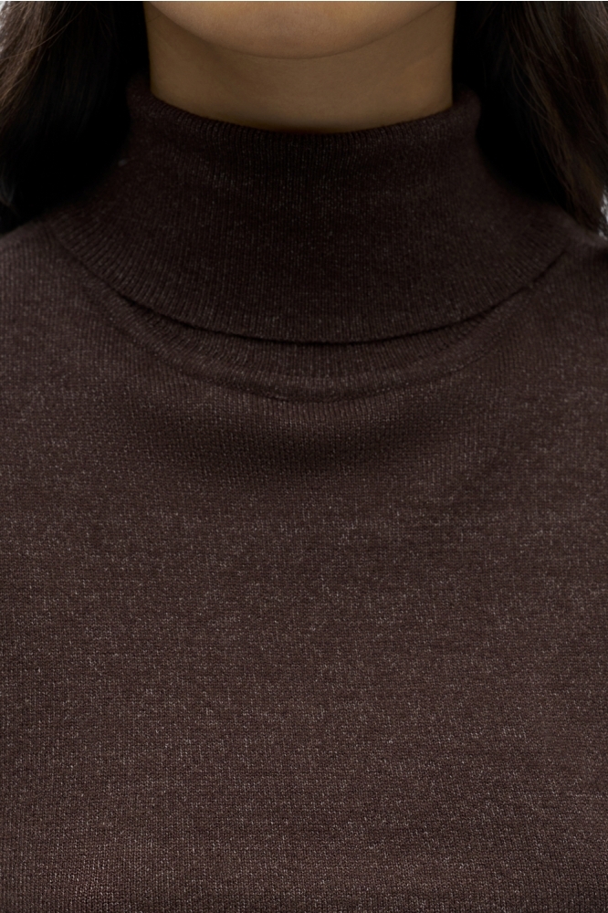 Object bruine dames trui | Kleurstaal