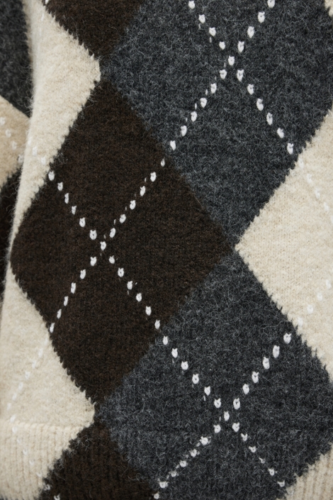 Object grijze dames trui | Kleurstaal