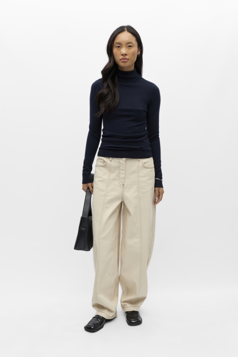 Object blauwe dames trui | Model