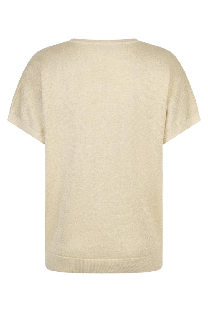 Red Button beige dames t-shirt | Achteraanzicht